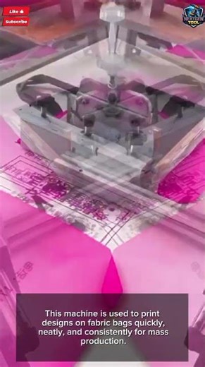 Automatic Tote Bag Printing Machine with Precise Results#tool