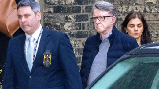 Mandelson ARRESTED over Epstein files days after Andrew held by cops