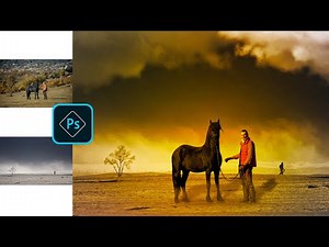 Dramatic lighting effects 2024 - Photoshop manipulation tutorial