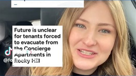 Take a look inside the Concierge Apartments in Rocky Hill after all buildings received evacuation orders. | FOX61