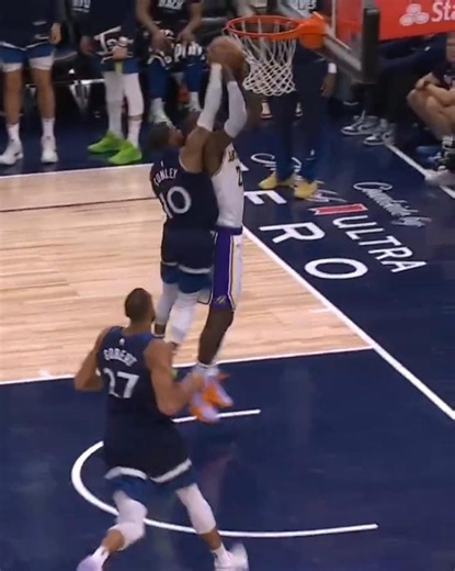 NBA Top Plays (pt 254): Mike Conley Blocks LeBron vs Lakers #nba #timberwolves #highlights #topplays