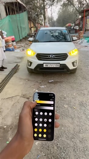 Tre colour LED headlight #automobile #youtubeshorts #accessories #car #trending #trendingshorts