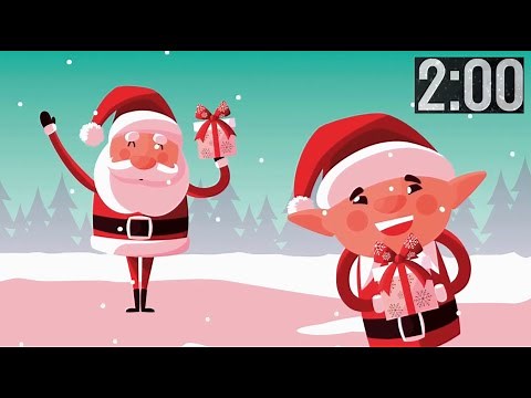 2 Minute Christmas Countdown Timer (with Music) | Elf | Christmas Vibe