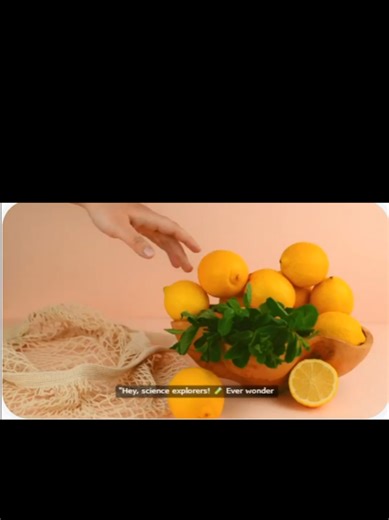 ‏"Hey, science explorers! 🧪 Ever wonder what lemons and baking soda ha...