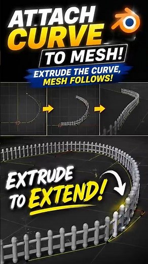 Blender Curve Trick That Feels Illegal 🤯