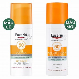 Review kem chống nắng Eucerin Oil Control Dry Touch Sun