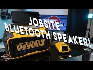 Dewalt Jobsite Bluetooth Speaker Review!
