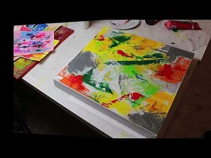 Ein Acrylbild Schritt für Schritt erklärt - probier es doch mal aus - es ist ganz einfach -