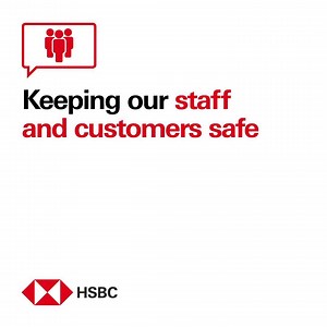 We're doing all we can to keep our branches open. If you need to visit, please keep yourself and our staff safe by staying 1.5m apart. Use our branch finder before visiting. http://grp.hsbc/61821Fuu8 | HSBC