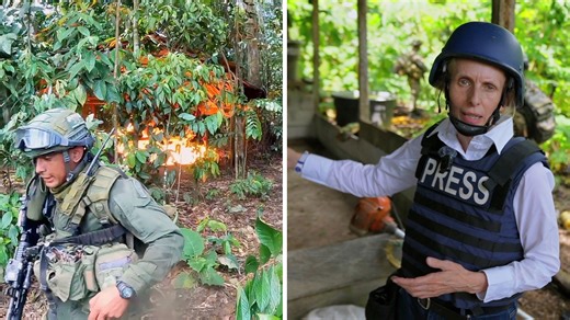 BBC on the front line with Colombia's war on drugs