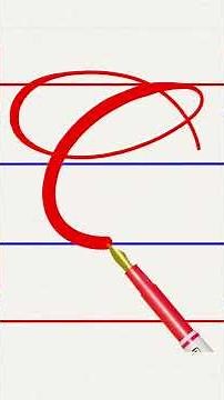 capital letter c in cursive writing |Cursive Writing for beginner |Cursive handwriting practice