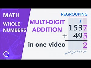 Master Multi-Digit Addition in ONE Video (with regrouping / carry) | Math