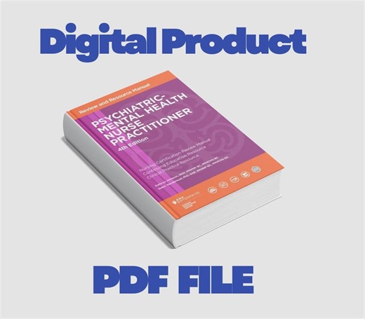 Psychiatric-mental Health Nurse Practitioner Review and Resource Manual 4th Edition - Etsy