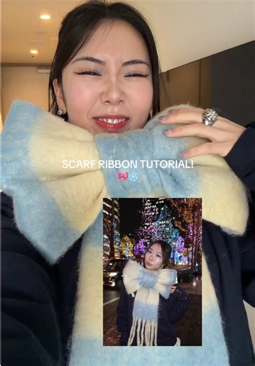 Easy Scarf Ribbon Tutorial for Winter Neck Warmth