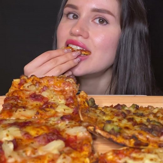 ASMR PIZZA 🍕 MOST SATISFYING PIZZA BITES MUKBANG (No Talking) ASMR EATING SOUNDS #shorts