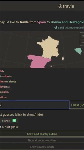 Spain to Bosnia and Herzegovina Travle
