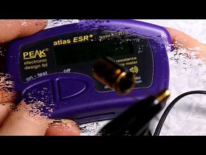 Peak Atlas ESR+ ESR70 Capacitor Passive Component Analyser Tester Meter quick look & test