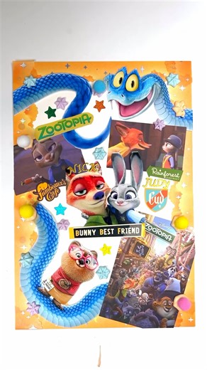 Scrapbooking / Zootopia2 Stickers Journaling 2 주토피아2 다꾸