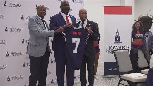 Former Howard quarterback Ted White introduced as Bison head football coach