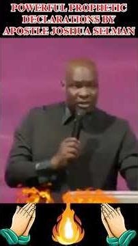 🔥 Prophetic Prayer That Commands Total Deliverance & Divine Speed | Apostle Joshua Selman #short
