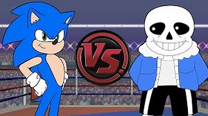 SONIC vs SANS! Animated Cartoon Rap Battle! CARTOON RAP ATTACK! Chords - ChordU