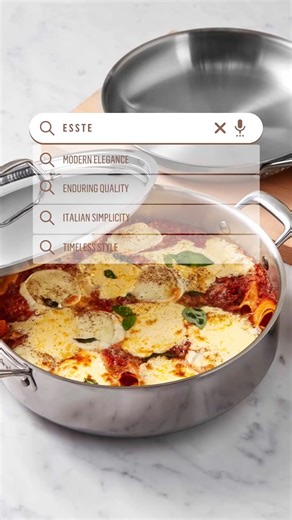 Essteele on Instagram: "Where refined design meets everyday performance, your kitchen story begins. ✨ Crafted with modern elegance and enduring quality, Essteele cookware elevates every meal you create. 🇮🇹 Inspired by Italian simplicity, each piece blends timeless style with exceptional cooking results. 🔥 Because great cooking deserves cookware that looks as good as it performs. 💎 #Essteele #EssteeleCookware #ModernElegance #ItalianDesign #KitchenStyle #PremiumCookware #HomeCooking #ChefLife