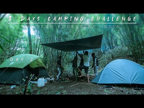 3 Days Camping Challenge in deep Forest of India | Unlimited fun in Jungle at Night for 72 Hours