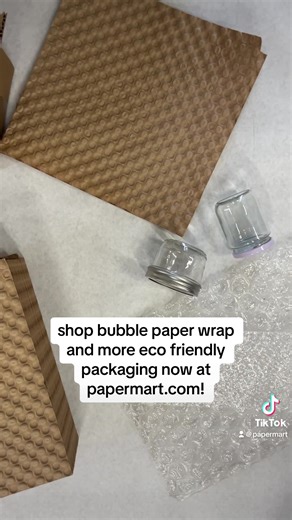 Step aside, bubble wrap 🫧 Our bubble paper wrap is our newest sustainable packaging alternative that you have to try! #sustainabilitytiktok #ecofriendlybusiness #shopsustainable #ecofriendly #smallbusiness #familyownedbusiness #familyownedandoperated #losangeles