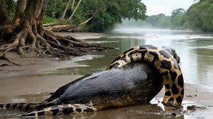 9.6K views · 102 reactions | Sea lion rescue from deadly python trap‼️ | Black Berry | Facebook