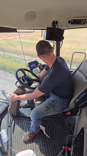 Rick Denzer | Watch the MacDon swather change directions #amazing #farmers #farmlife #technology #farming #equipment | Instagram