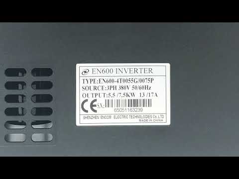 EN500/EN600 Series High Performance Vetor Inverter