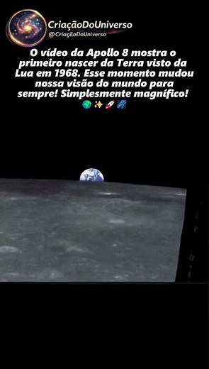 O momento que mudou a história da humanidade! 🌍✨