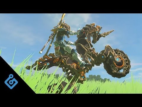 Sick Stunts On Zelda: BOTW's New Motorcycle