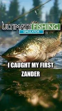 I Caught My First Zander While Fly Fishing! #fishing #videogames #shorts #ultimatefishing