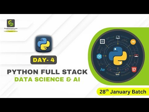 Python Full Stack Data Science | Day 4 | 28th January 2026 Batch | FirstBit Solutions
