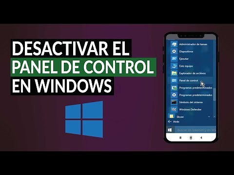 Cómo Activar o Desactivar el Panel de Control en Windows 10 - paso a paso