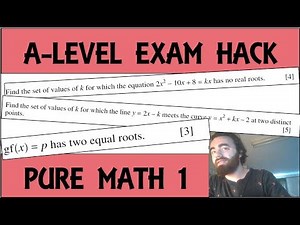 Exam Hack | CIE AS Maths | P1 | Discriminant Question