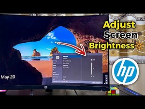 How to Adjust Brightness on Any HP Monitor