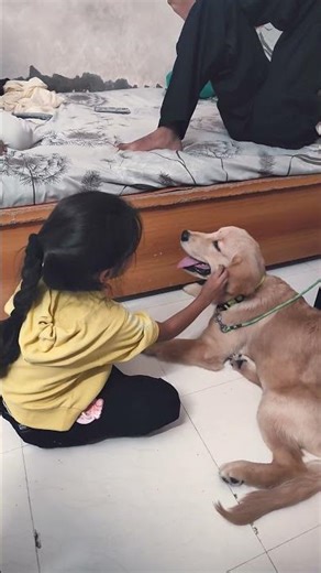 Enjoying lassi from Mashi Home #music #punjabisong #love #dog #girls #punjabimusic