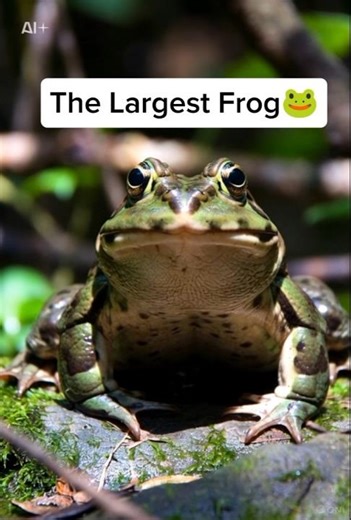 The Largest Frog Specie Existing 🐸 #shorts