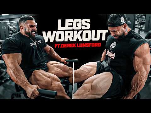FULL LEG DAY | RAMON DINO AND DEREK LUNSFORD ON THE LIMIT