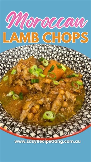 Moroccan Lamb Chops ⬇️ The recipe is in the comments. ⬇️ These Moroccan Lamb Chops are slow-cooked to perfection and packed with flavour! The lamb turns melt-in-your-mouth tender while the veggies, dates, and spices create a rich, saucy base. It’s the kind of cosy, comfort food that basically cooks itself. I just throw everything in the slow cooker before lunch and it’s ready by dinner. So easy, so hearty—and perfect for the freezer too. The Moroccan Lamb Chops recipe is on repeat at mine, espec