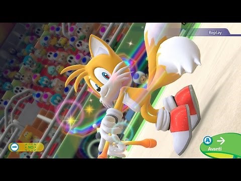 Mario & Sonic at the Rio 2016 Olympic Games (Wii U) - Rhythmic Gymnastics - all Tails routines