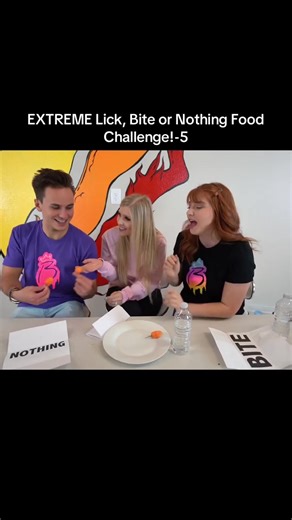 Extreme Food Challenge: Lick, Bite or Nothing?