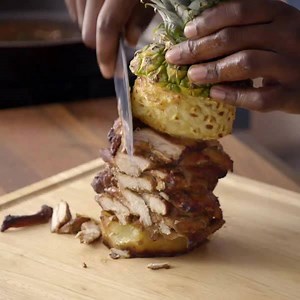 1M views · 6.3K reactions | Al pastor chicken is spit-roasted with pineapple, inspired by street tacos!  Save Eddie Jackson - FIT CHEF EDDIE's recipe: https://foodtv.com/2oEtGc5 | Food Network | Facebook
