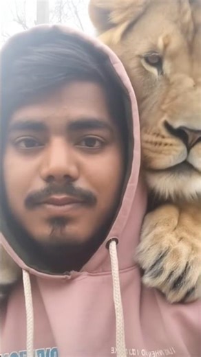 #I play with the Indian lion#😱👆🎁💝💞👍📈