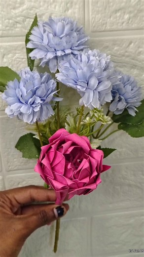 So beautiful 🩷 #diy #flowercraft #minivlog #shorts @BloomAura333