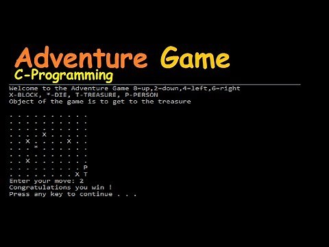 C - Programming Adventure Game