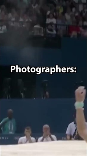 Everyone's reaction to this gymnasts viral fail 💀 #gymnastics #fail #reaction