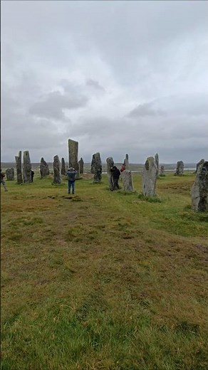 Callanish Standing stone circle Isle of Lewis Outer Hebrides Scotland